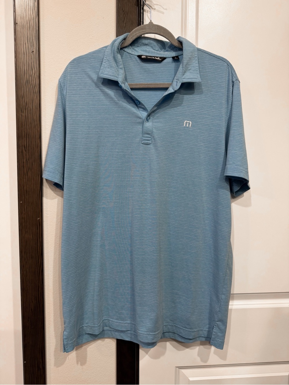 Travis Mathew Men's Sky Blue Performance Polo